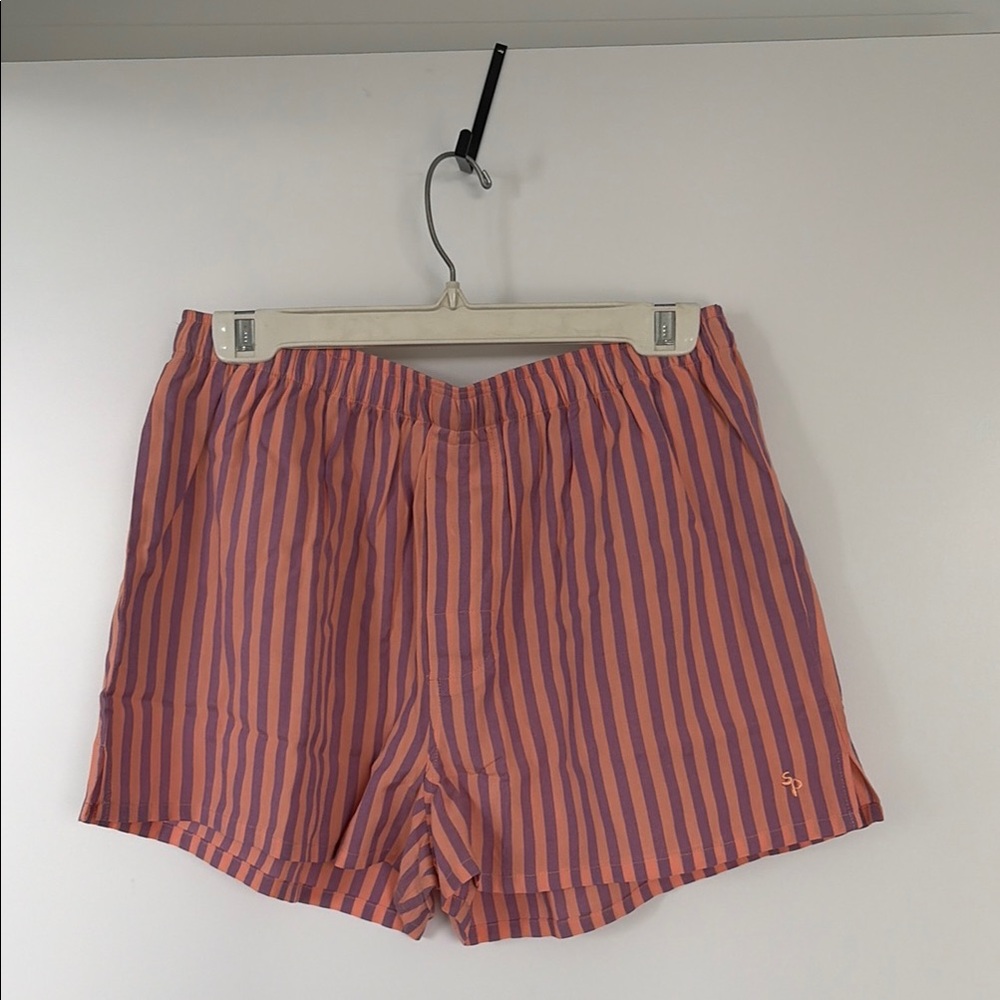 Striped Pink and Purple Women's Shorts
